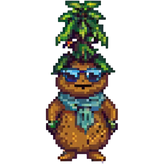 pixel art mandrake funkeiro, sunglasses, baggy pants, graffiti background, cheerful and cool emoji