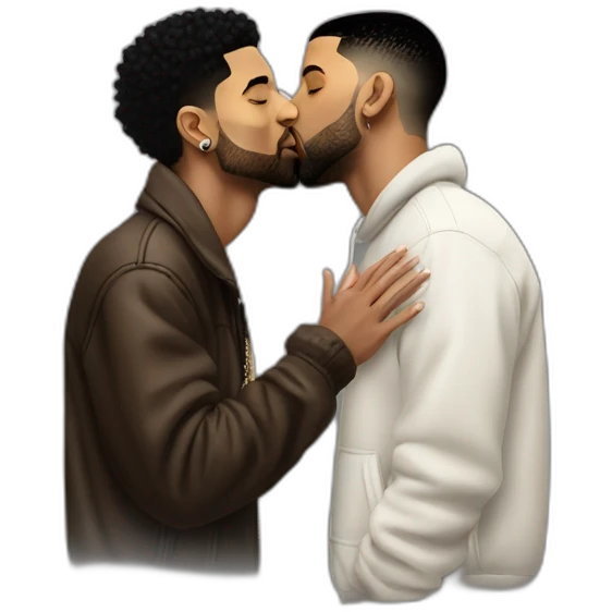 drake kissing 21 savage emoji