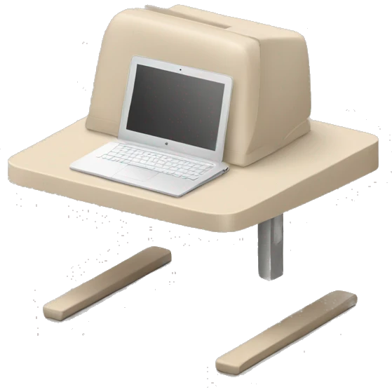 laptop stand beige emoji