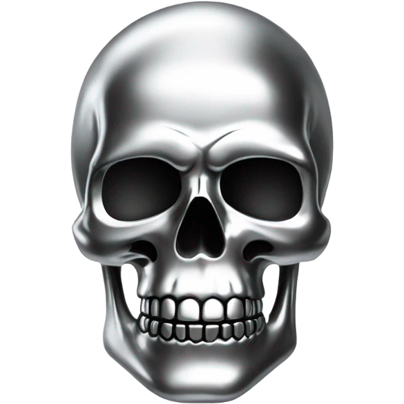 Chrome skull  emoji