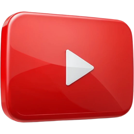 YouTube logo play button emoji