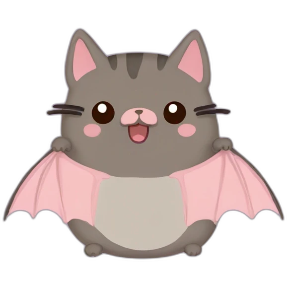 bat pusheen emoji