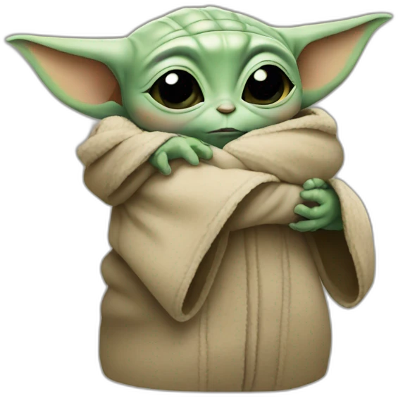 baby yoda hug emoji