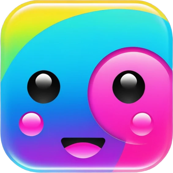 Glitter glitch error emoji