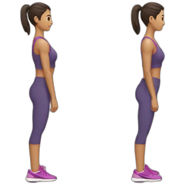 woman workout emoji