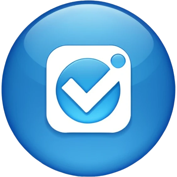 Instagram Blue Tik emoji