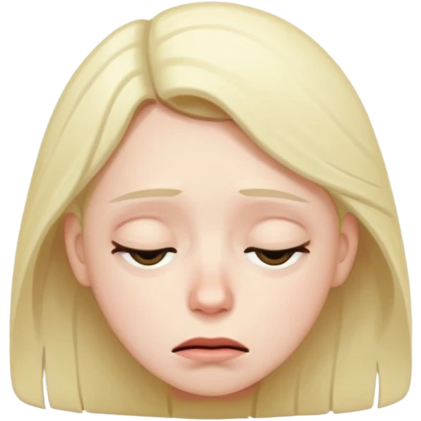 Exhausted emoji