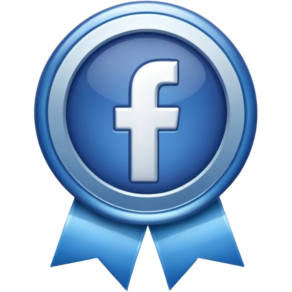 Bagde de certification Facebook  emoji
