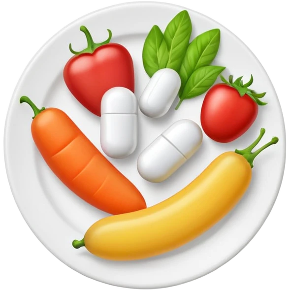 medication and food emoji