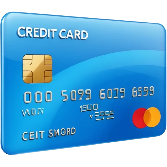 3D style credit card icon, no text emoji