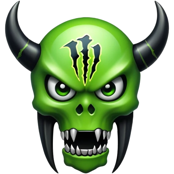 Monster energy logo emoji