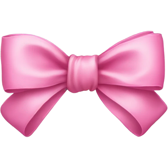Pink bow emoji