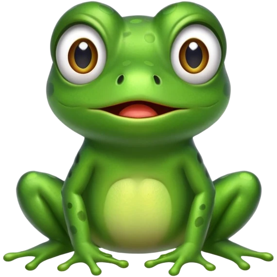 Emoji grenouille choqué  emoji