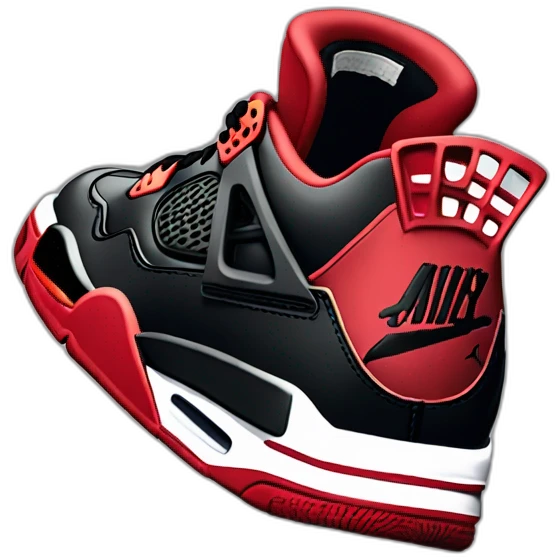 Jordan 4 bred reimagined emoji