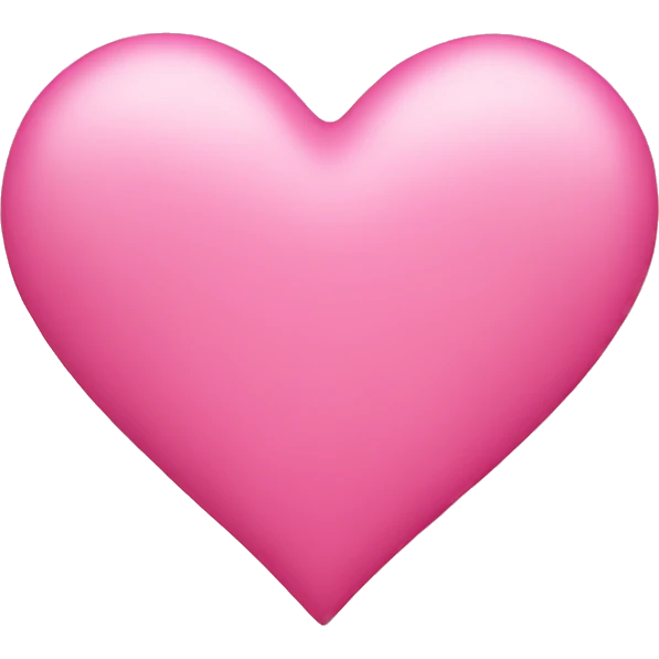 Pink heart emoji