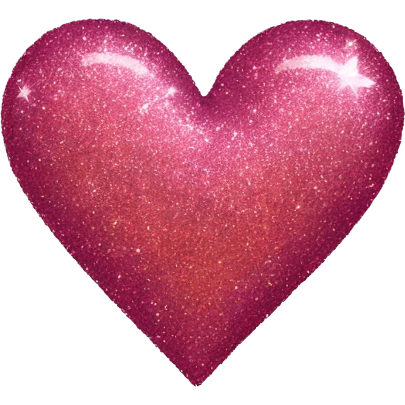 glitter heart emoji