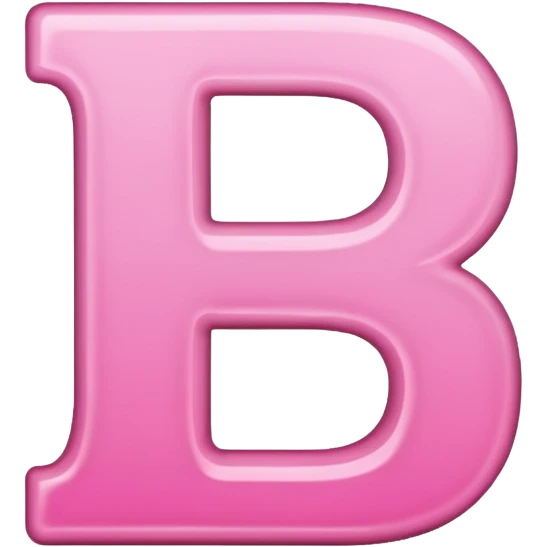 pink letter p emoji