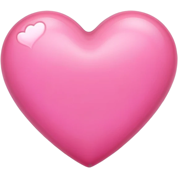 Pink heart  emoji