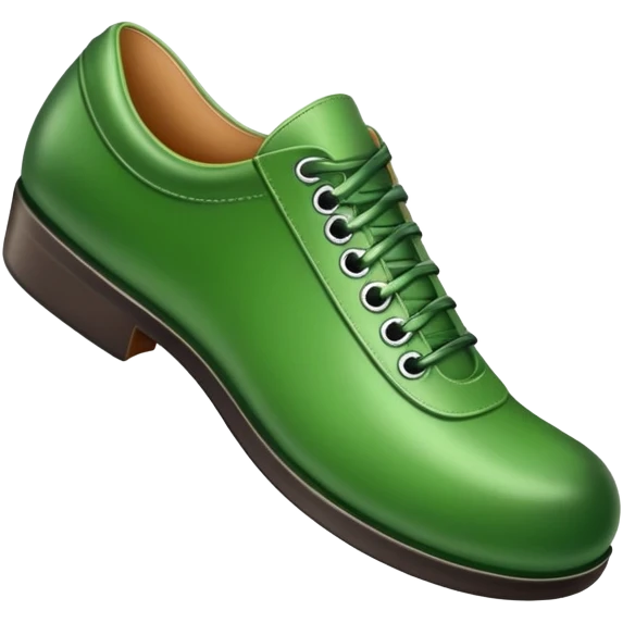 Sapato verde emoji