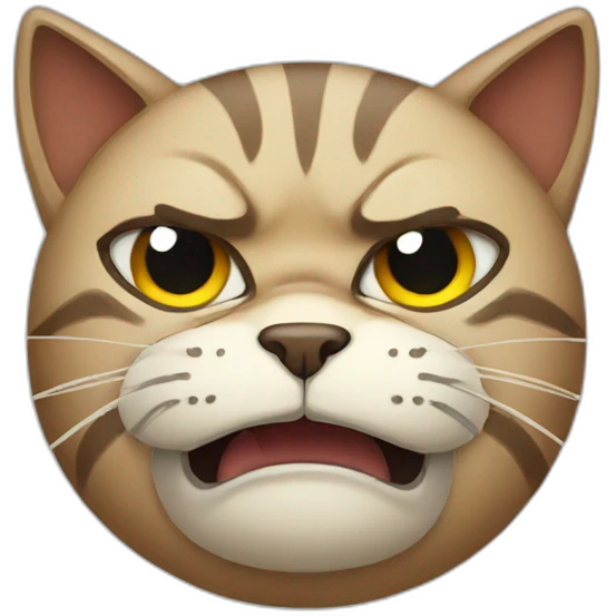angry cat emoji