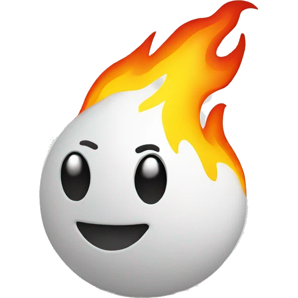 Linux on fire emoji