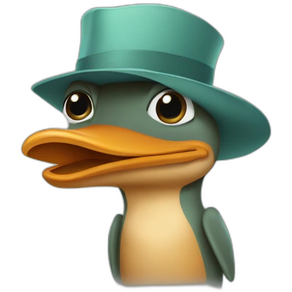 Perry the platypus emoji