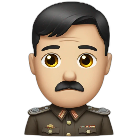 Hitler sad emoji