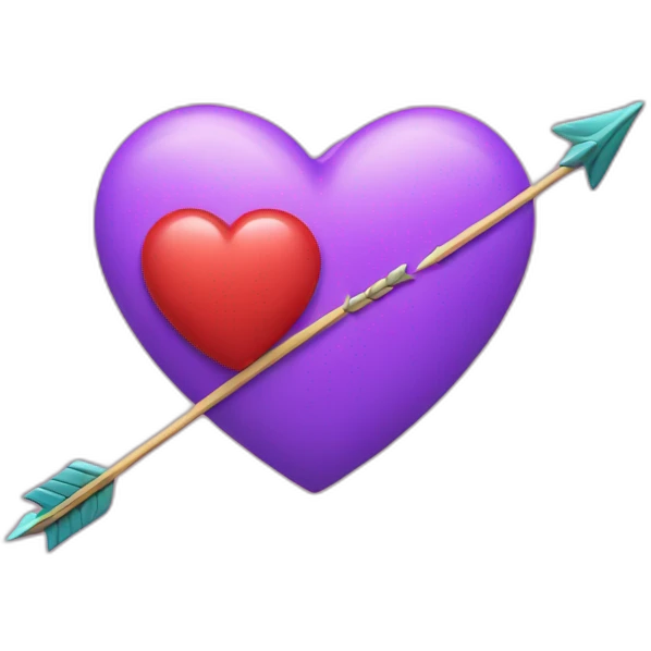 Heart with an arrow emoji