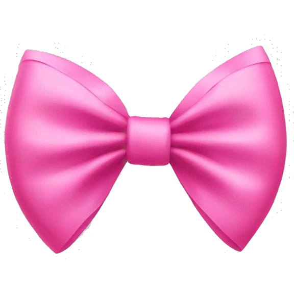 pink bow emoji