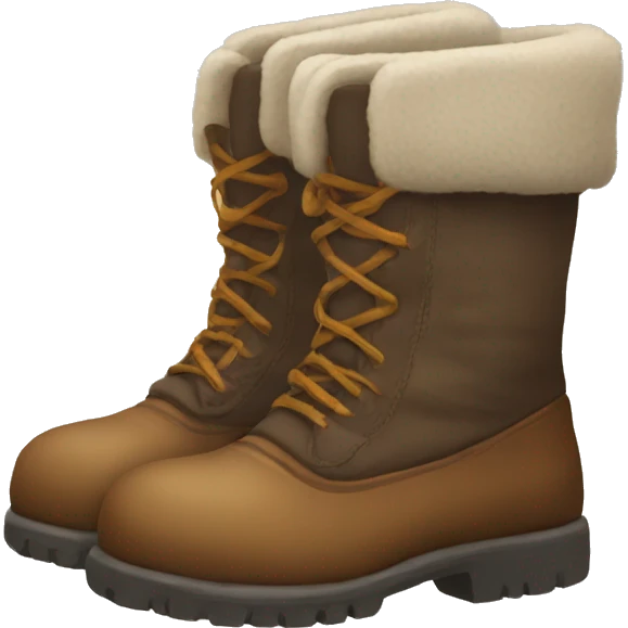 Cozy boots  emoji
