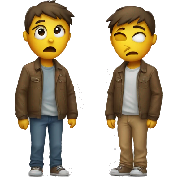 broken in two sad heart  emoji