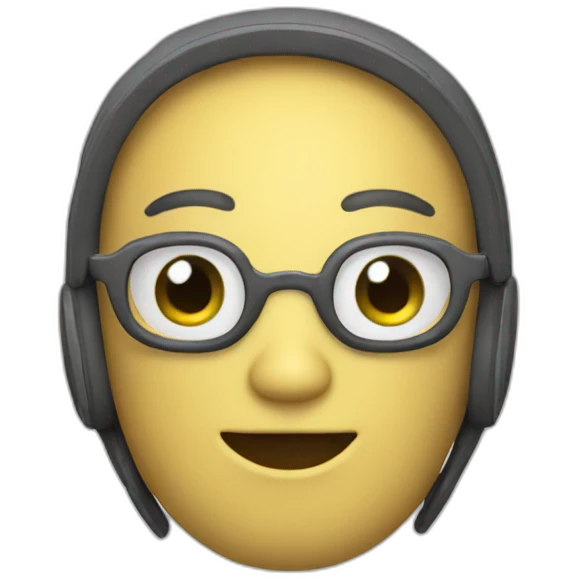 3d chatbot emoji