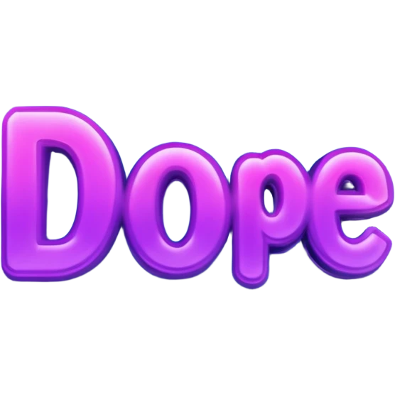 the word dope emoji
