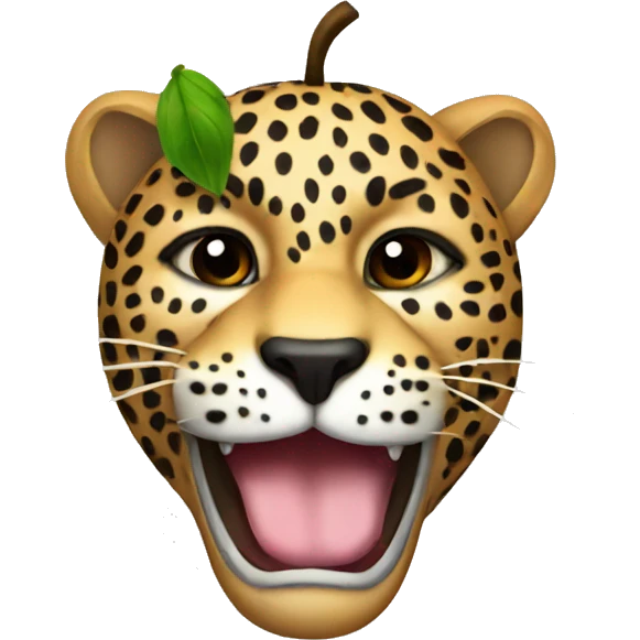 Leopard fruit  emoji
