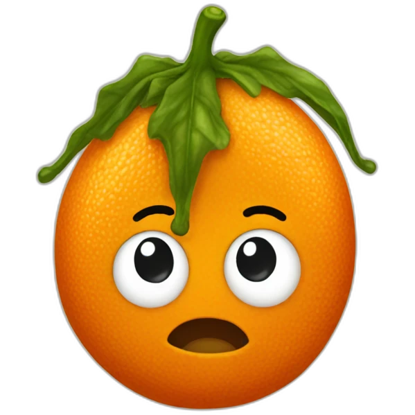 orange-pickle emoji