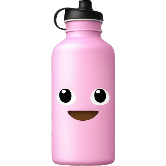 Owala water bottle light pink emoji