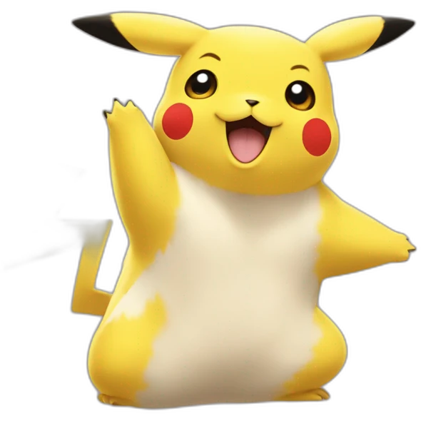 Pikachu qui fait un pouce emoji
