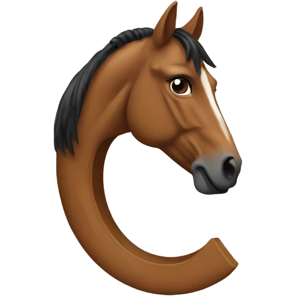 horse shoe  emoji