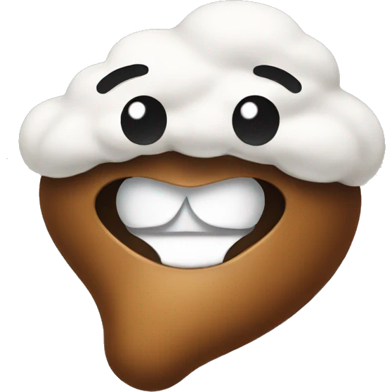 poop with a smiley emoji