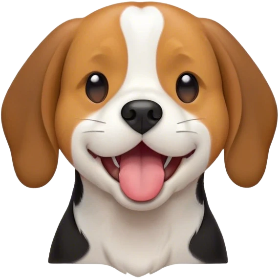 Cinematic Cute Yawning Tri-Color Beagle Portrait Emoji, Head tilted slightly with a dramatic, wide-open yawn, showcasing a soft tri-color coat of white, brown, and black, floppy ears slightly drooping, round hazel eyes barely open in drowsy contentment, Simplified yet irresistibly adorable features, highly detailed, glowing with a soft, cozy glow, high shine, relaxed yet expressive, stylized with a touch of whimsy, bright and endearing, soft glowing outline, capturing the essence of a sleepy yet affectionate pup, so drowsy it feels like it could stretch right out of the screen and curl up for a nap! emoji