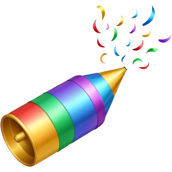 party popper emoji