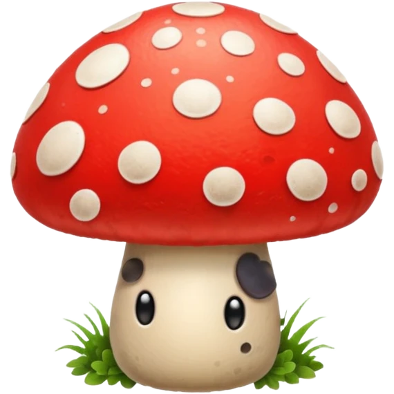 Mushroom with hearts  emoji