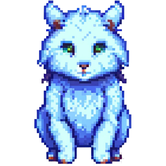 Neon Splash Fantasy Furry Animal Creature  emoji