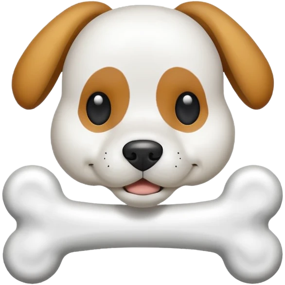Dog bone  emoji
