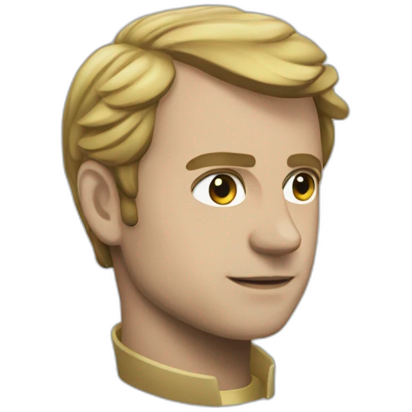 Macron a la console emoji