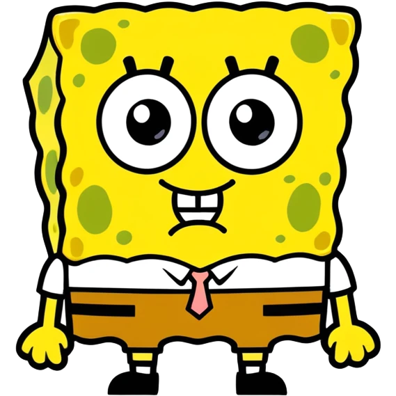 SpongeBob rolling his eyes emoji