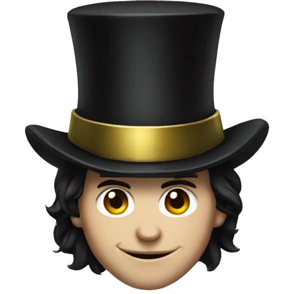 Loki wearing a top hat emoji