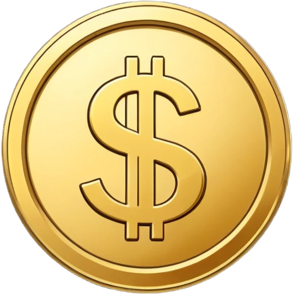 coin with dollar sign emoji
