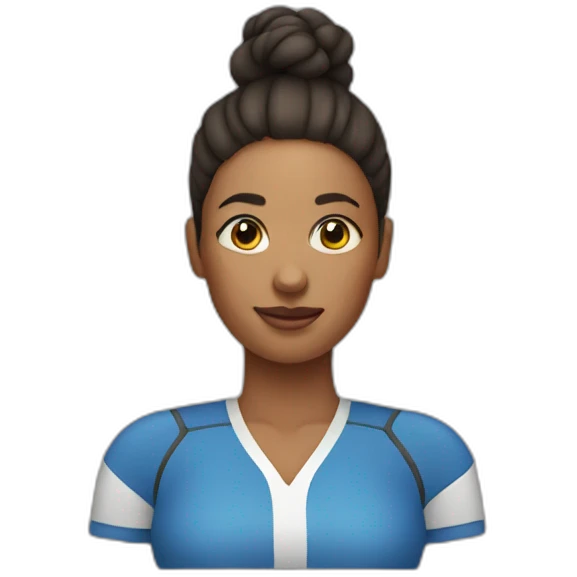 woman with ball thingys emoji