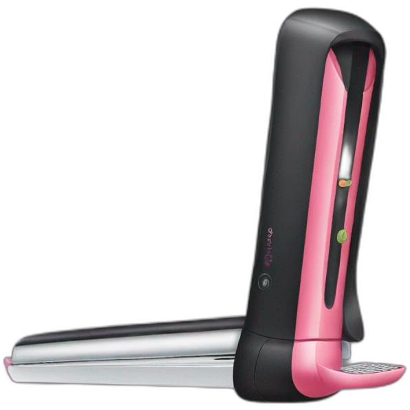 Hair straightener emoji